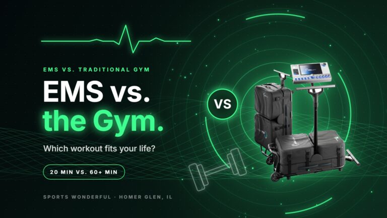 EMS training machine versus a dumbbell – comparing EMS training and a traditional gym workout